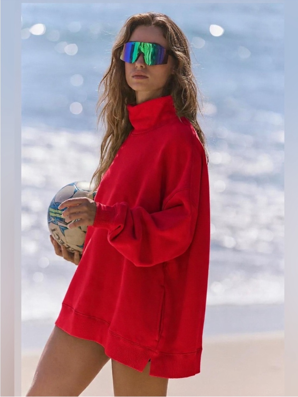NWT! FP Free People Movement Breakpoint Pullover Sz Large